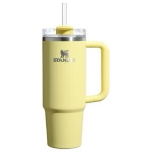 Stanley Yellow Tumbler with Straw